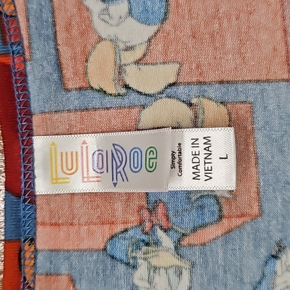 Lularoe X Disney Donald Duck Classic Tee sz L - Picture 5 of 6